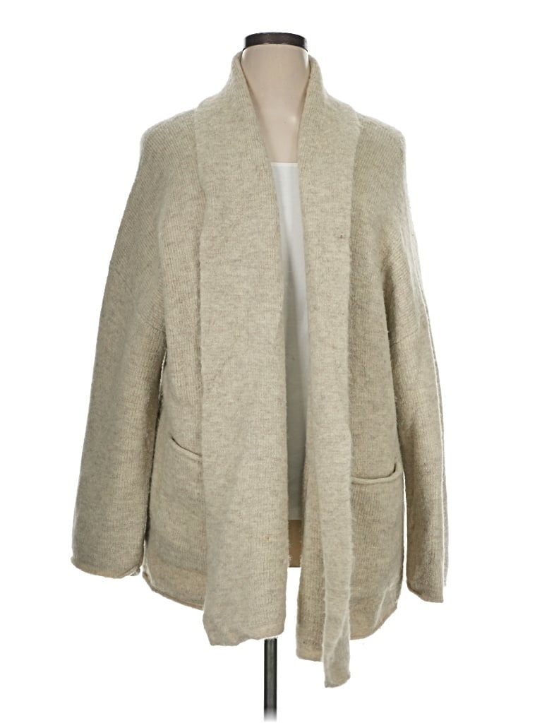 Pre-owned Madewell Cardigan Sweater In Tan