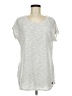 Ideology Silver Short Sleeve Top Size M - photo 1