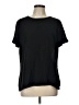 Worthington 100% Polyester Black Short Sleeve Top Size L - photo 1