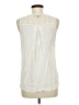 Spense 100% Viscose Ivory Sleeveless Blouse Size M - photo 2