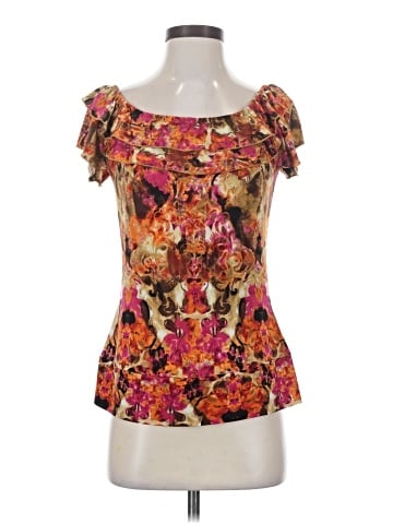 Essentials by Milano Short Sleeve Blouse (view 1)