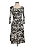 Saint Tropez West Paisley Black Cocktail Dress Size 8 - photo 1
