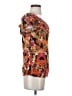 Essentials by Milano Orange Short Sleeve Blouse Size S - photo 4