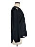 Lily White 100% Polyester Black Long Sleeve Blouse Size M - photo 4