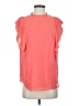 Ann Taylor 100% Polyester Pink Short Sleeve Blouse Size S - photo 1