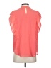 Ann Taylor 100% Polyester Pink Short Sleeve Blouse Size S - photo 2