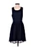 Maude 100% Polyester Solid Blue Casual Dress Size S - photo 1