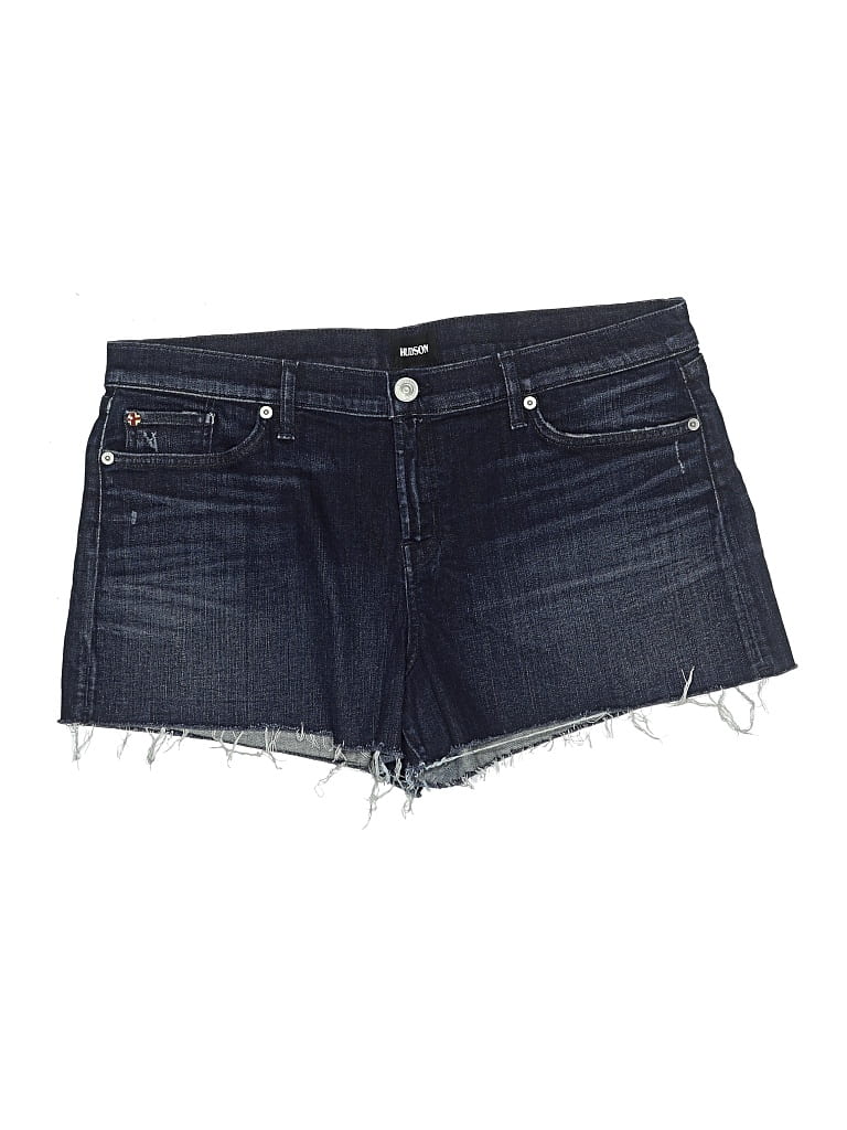 Pre-owned Hudson Denim Shorts In Blue