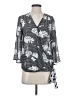 Spense Gray 3/4 Sleeve Top Size S - photo 1