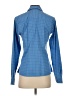 L.L.Bean Houndstooth Blue Long Sleeve Blouse Size XS - photo 2