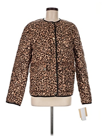 MICHAEL Michael Kors Faux Fur Jacket (view 1)