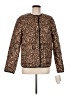 MICHAEL Michael Kors Animal Print Brown Faux Fur Jacket Size M - photo 1