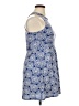 Everly Paisley Blue Casual Dress Size S - photo 4