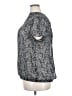 Torrid 100% Polyester Paisley Gray Short Sleeve Blouse Size 2X Plus (2) - photo 5