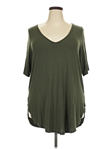 Torrid 3/4 Sleeve T-Shirt (view 1)