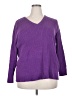 Basic Editions Purple 3/4 Sleeve Top Size 2X - photo 1