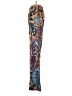 Unbranded 100% Polyester Paisley Blue Dress Pants Size S - photo 5