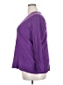 Basic Editions Purple 3/4 Sleeve Top Size 2X - photo 5