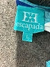 Escapada Blue 3/4 Sleeve Blouse Size L - photo 8