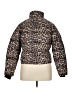 Les Coyotes De Paris 100% Polyester Animal Print Brown Snow Jacket Size 14 - photo 2