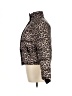 Les Coyotes De Paris 100% Polyester Animal Print Brown Snow Jacket Size 14 - photo 5