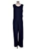 Bumblebella by Jill Martin Solid Blue Jumpsuit Size L - photo 2