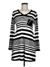 Style&Co Stripes Silver Long Sleeve Top Size M - photo 1