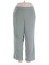 Alfred Dunner Solid Gray Casual Pants Size 16 - photo 1