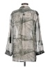 Wish 100% Polyester Gray 3/4 Sleeve Blouse Size S - photo 2