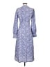 Isalis 100% Polyester Paisley Blue Casual Dress Size S - photo 2
