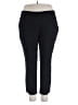 dalia Solid Black Active Pants Size 22 - photo 1