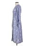 Isalis 100% Polyester Paisley Blue Casual Dress Size S - photo 5