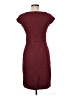 Nanette Lepore Tweed Burgundy Cocktail Dress Size 6 - photo 2