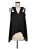 BCBGMAXAZRIA 100% Polyester Black Sleeveless Blouse Size M - photo 1