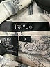 Ishyu Print Silver 3/4 Sleeve Button-Down Shirt Size 4 - photo 7