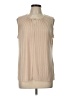 Liz Claiborne Tan Sleeveless Blouse Size L - photo 1