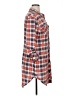 White Mark 100% Polyester Plaid Orange 3/4 Sleeve Blouse Size 1X - photo 4