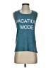 Bella Teal Sleeveless T-Shirt Size S - photo 1