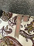 Brina & Em 100% Rayon Paisley White Long Sleeve Blouse Size M - photo 7