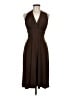 Evan Picone Solid Brown Cocktail Dress Size 8 Petite - photo 1