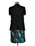 AGB Animal Print Teal Cocktail Dress Size 8 Petite - photo 2