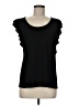 89th & Madison Black Short Sleeve Top Size M - photo 1