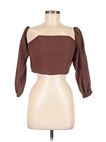 Wild Fable 3/4 Sleeve Blouse (view 1)