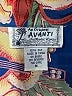 Avanti 100% Silk Paisley Blue Short Sleeve Silk Top Size M - photo 7