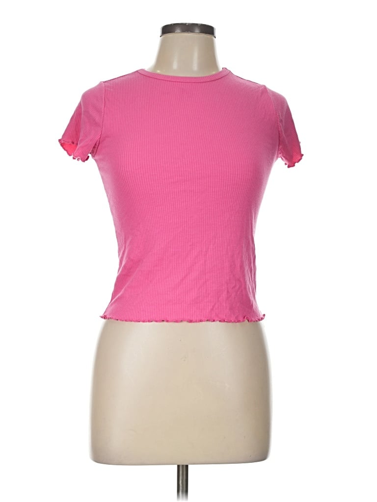Pre-owned Assorted Brands Short Sleeve T-shirt In Pink