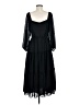 J.Crew 100% Polyester Black Casual Dress Size 6 - photo 2