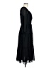J.Crew 100% Polyester Black Casual Dress Size 6 - photo 4