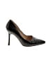 Manolo Blahnik 100% Leather Black Heels Size EU 37 1/2 - photo 1