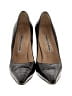 Manolo Blahnik 100% Leather Black Heels Size EU 37 1/2 - photo 2