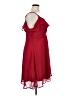 Torrid 100% Polyester Solid Red Cocktail Dress Size 14 Plus - photo 4